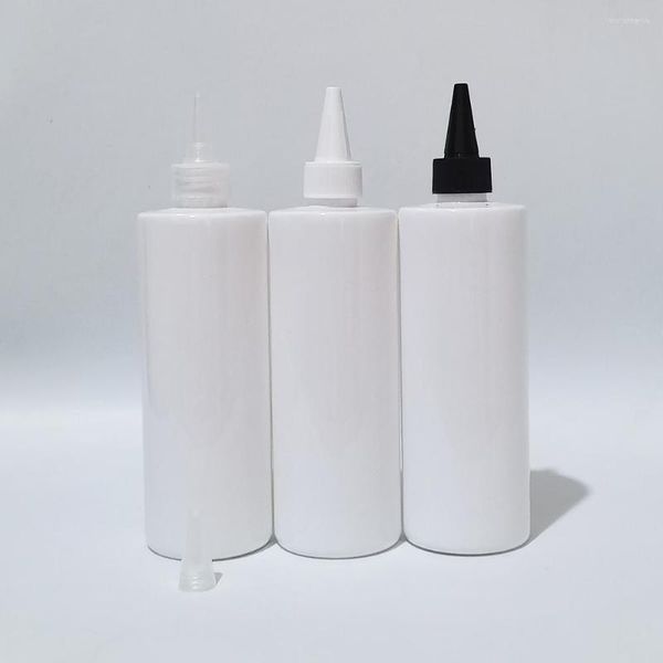 Botellas de almacenamiento 20 piezas 350 ml loción blanca vacía de plástico con tapa superior giratoria envases de jabón líquido pegamento cosmético