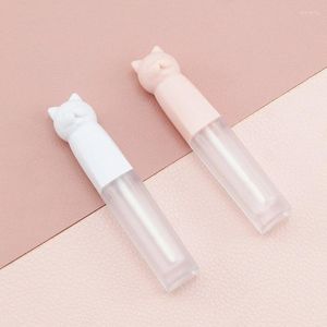 Bouteilles de stockage 20 pcs 40 pcs 3 ml Vide Mat Brillant À Lèvres Tubes En Plastique Tube Rouge À Lèvres Mini Échantillon Cosmétique Conteneur En Gros