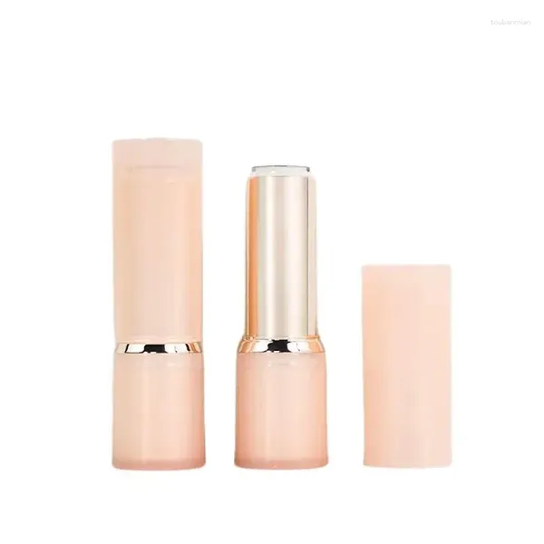 Bouteilles de stockage 20pcs 50pcs Tube de rouge à lèvres vide Beige rose maquillage cosmétiques emballage conteneurs bouteille rechargeable ronde 12.1mm lèvre