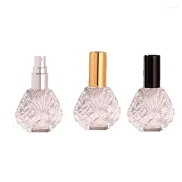 Opslagflessen 20 stuks leeg helder glas spray goud zilver zwart pomp cosmetische geur verstuiver 15 ml mini parfum hervulbare fles