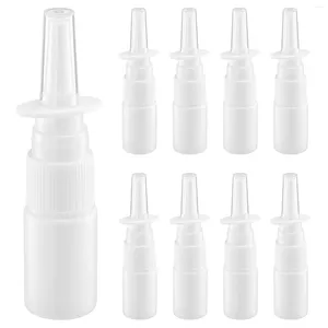 Bouteilles de Stockage 20pcs Spray Nasal Brume Vide Voyage Taille Pulvérisateurs (10ml)