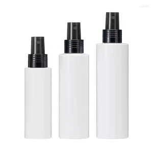 Bouteilles de rangement 20pcs bouteille en plastique animal de compagnie vide vide de pompe de pulvérisation brume noir atomiseur cosmétique emballage rechargeable 3oz 100 ml 150 ml 200 ml