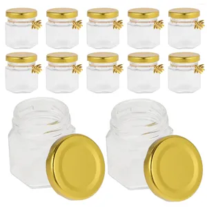 Bouteilles de rangement 20pcs Jars scellés Verre d'air en verre vide Small Honey Multi-Use Utilisation