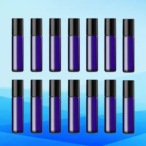 Bouteilles de rangement 24 pcs à rouleaux huiles essentielles subpackage roll-on déodorant cosmétique contianer rechargeable verre