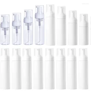 Botellas de almacenamiento 24 piezas vacías 30/50/60/80/100/150/200ML VIAJE RABLEBLE Bomba de espuma de espuma Cleanser de champú facial