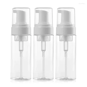 Opslag Flessen 24 stks/partij 150 ML PET Plastic Schuim Fles Met Schuimende Pomp Voor Dispenser Cosmetische Huidverzorging Verpakking Reizen