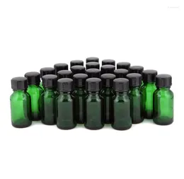 Bouteilles de rangement 24pcs / lot 15cc Eye Serum Bouteille d'huile essentielle 10 ml Récipient cosmétique pour parfum de toner de soins de la peau