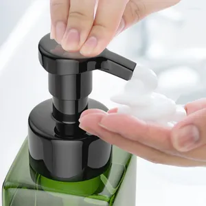Bouteilles de rangement 250/450 ml Dison de savon à main moussant Bouteille de pompe rechargeable pour le shampooing liquide Cosmetic