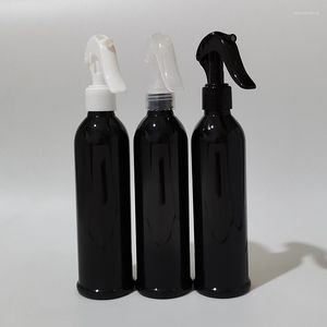 Bouteilles de stockage 250 ml Vide Noir Pompe De Pulvérisation Récipients De Liquide Cosmétique 250cc Bouteille PET Avec Déclencheur Pulvérisateur Maison Nettoyage