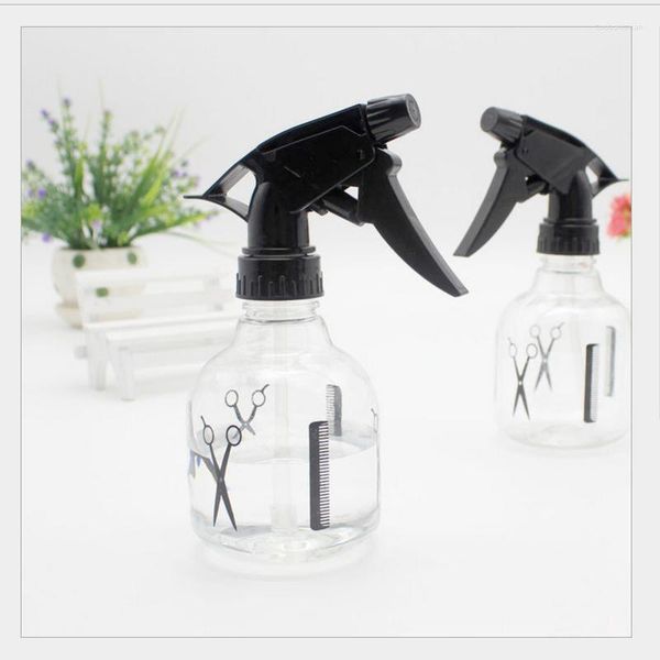 Botellas de almacenamiento 250ml Spray de peluquería reutilizable Accesorios de herramientas de belleza Peluquería / Plantas Flores Pulverizador de agua de doble uso T0319