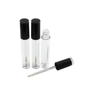 Bouteilles de stockage 250 pcs/lot TM-LG1037 comme Tube de brillant à lèvres 5.5 ml bouteille de haute qualité noir blanc emballage cosmétique vide