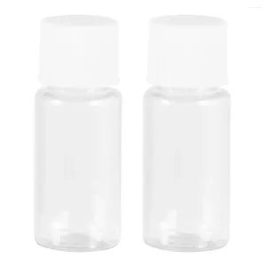 Bouteilles de stockage 25 pièces vide bouchon transparent distributeur bouteille conteneur toilette échantillon flacon Pot pour shampooing Lotions douche-10 ml