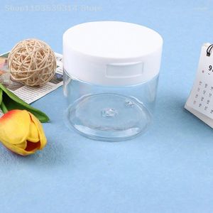 Opslagflessen 280 ml Mini Clear Facial Mask Jar Make -up remover katoenen pads Container Diy Face Cream Cosmetics brede mondfles