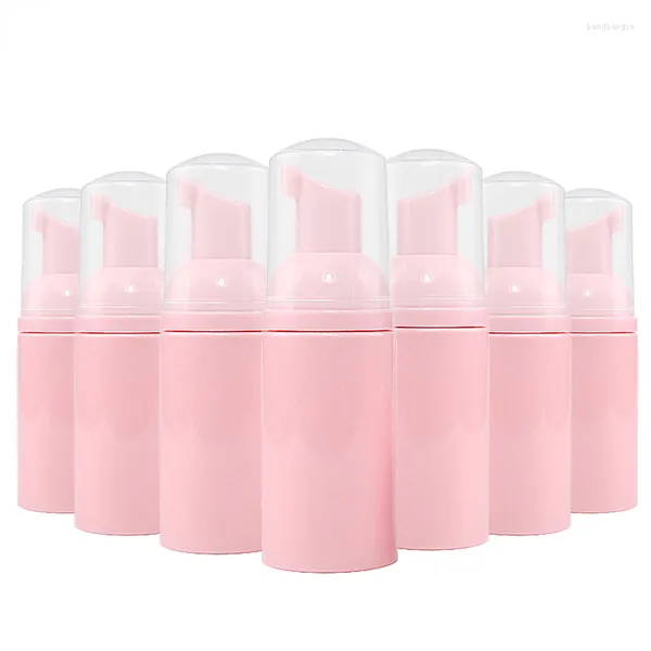 Botellas de almacenamiento, 28 Uds., botella de espuma de 30ml, bomba de espuma vacía rosa, limpiador cosmético, dispensador de jabón, contenedor de viaje recargable