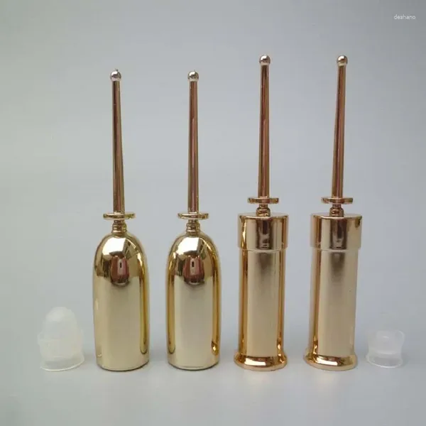 Bouteilles de rangement 2 ml 3 ml UV Gold Plastique Plastique Bouteau sans bouteille pour test d'échantillonnage / lotion / émulsion / sérum / Essence / Soins de la peau Emballage