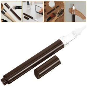 Bouteilles de rangement 2 ml stylo à ongles enclos vide rechargeable de la cuticule de brosse à pointe de la caisse de la c jetel