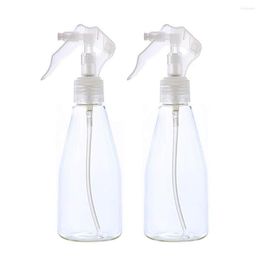 Bouteilles de stockage 2 pièces 200 ml vaporisateur de brumisation Super Fine clair fer vide pour le nettoyage du jardinage