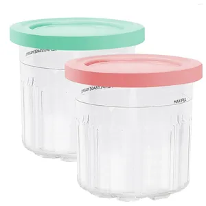 Bouteilles de stockage 2 pièces pintes de crème glacée pour NC300/NC299AMZ/NC301i conteneurs tasse cuves de congélation réutilisables bols faits maison