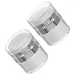 Bouteilles de rangement 2pcs Porce de maquillage portable Pump Pump Pump Refipillable Lotion Dispensver Face Porting Bottle pour voyager