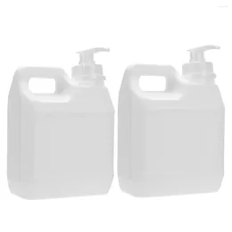 Opslag Flessen 2 Stuks Pomp Fles Grote Lege Kruik Doseren Voor Water Lotion Oliën Crèmes Shampoo Conditioner Hand 1L