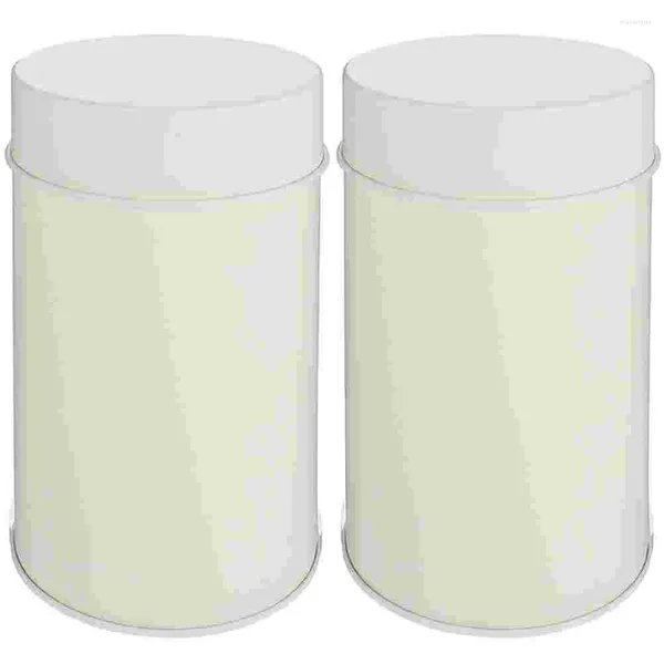 Bouteilles de stockage 2 pièces petites boîtes de cuisine thé domestique boîtes hermétiques sac pots