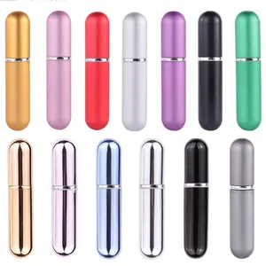 Bouteilles de stockage 3/5/10/pièces 5ml, Mini bouteille de parfum Portable rechargeable, atomiseur en aluminium, conteneur de pulvérisation, recharge de voyage