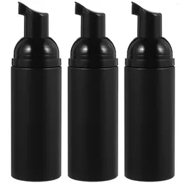 Storage Bottles 3 Pcs Bubble Bottle Foam Dispenser Shampoo And Conditioner Oil Cleanser For Face Foaming Pump Travel Frosted