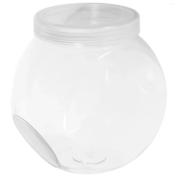 Bouteilles de stockage 3 pièces conteneurs alimentaires pots de thé transparents porte-bonbons Mini articles confiture Snack maison petits couvercles