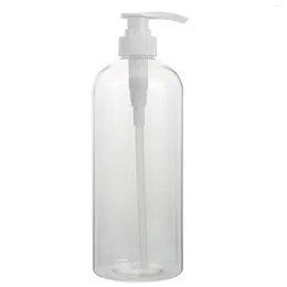Bouteilles de stockage 3 pièces pompe à main conteneurs de voyage liquides rechargeable shampooing bouteille PET Lotion verre savon le