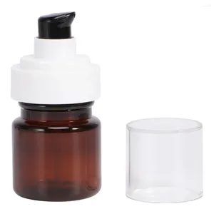 Bouteilles de stockage 3 pièces distributeur de savon pour les mains bouteille vide presse liquide de lavage des mains huile essentielle pompe de voyage