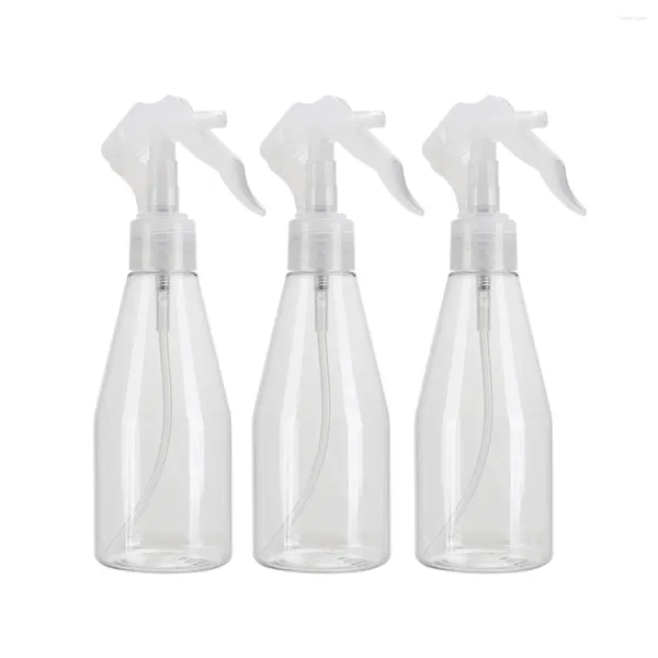 Botellas de almacenamiento 3 PCS Botella de spray Plastic 200 ml de rociador inodoro seguro a prueba de fuga excelente para productos de limpieza dispensador de polvo de la nariz