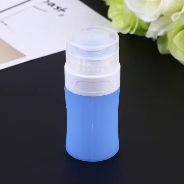 Bouteilles de rangement 3 pcs Travel Refipillable Bottle Propoute Lotion Cosmétologie Kit de remplissage en silicone DISSING DISSING PLASTIC