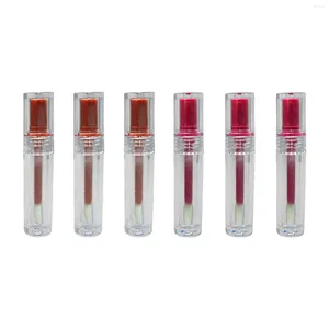 Opslag Flessen 3 Stuks Lipgloss Buizen 3 ml Draagbare Heldere Kleine Lippenstift Containers Voor DIY Make-up Reizen Monsters Vrouwen