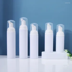 Storage Bottles 30/50/60ml Foaming Soap Bottle Empty Plastic Mousse Facial Cleanser Pump Refillable Lotion Shampoo Dispenser For Travel