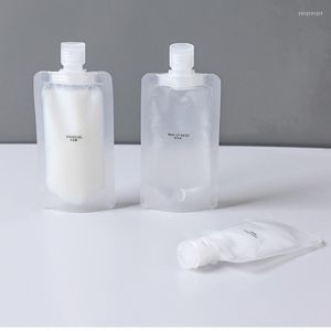 Opslagflessen 30/50 ml lotion dispenser tas reizen herbruikbare lekkendichte bijvulbare zakjes shampoo vloeistof cosmetische verpakkingscontainer