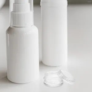 Bouteilles de stockage 30 pièces conteneur en bouteille voyage étui transparent boîte de maquillage échantillon de graisse en plastique