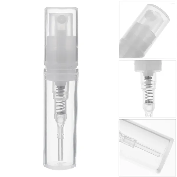 Bouteilles de stockage 30 pièces Mini flacon pulvérisateur parfum en plastique vide atomiseur parfumeur conteneur conteneurs en verre 2 ml voyage liquide parfums