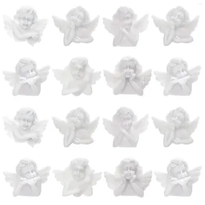 Opslagflessen 30 stuks Standbeeld DIY Accessoires Ornament Hars Engel Beeldje Mini Engelen Voor Ambachten