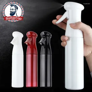 Botellas de almacenamiento 300ml/200 ml Botella de spray de peluquería Salón Alcohol Continuo Barbero Peinado Estilista Herramete de rociador alto Pressur Herramienta