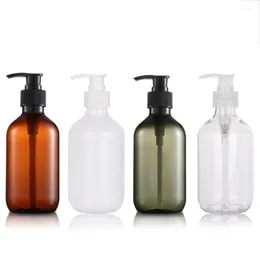 Bouteilles de rangement 300 ml / 500 ml accessoires de bouteille de shampooing en vert Brown blanc réutilisable Refill Reade Pet Gel Lotions
