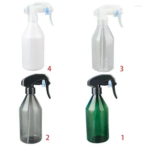 Botellas de almacenamiento 300 ml Plástico transparente Botella vacía recargable Pulverizador de gatillo fino A prueba de fugas Contenedor de líquido Atomizador para plantas