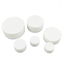 Bouteilles de stockage 30g 50g 100g 120g 1oz 4oz Portable en plastique blanc voyage vide crème Pot boîte bouteille cosmétique maquillage Pot conteneur 24 pièces