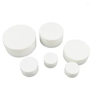 Bouteilles de stockage 30g 50g 100g 120g 1oz 4oz Portable en plastique blanc voyage vide crème Pot boîte bouteille cosmétique maquillage Pot conteneur 24 pièces