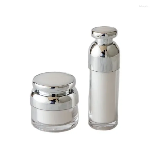 Bouteilles de rangement 30 g de couvre-sliver bocal crème bourse de pulvérisation