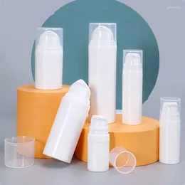 Opslagflessen 30 ml 50 ml 80 ml 100 ml 150 ml lege Airless Cosmetics White Essence Pump Bottle voor lotion shampoo container