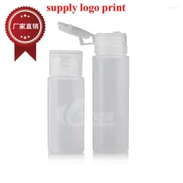 Bouteilles de rangement 30 ml 50pcs / lot Extrusion PE Plastic Plastic Packaging Lotion Transparent Bouteille d'emballage de voyage