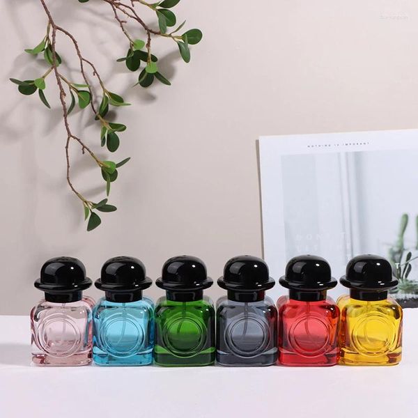 Bouteilles de rangement 30 ml Verre de pulvérisation bouteille rechargeable Parfum Voyage Emballage cosmétique vide