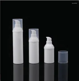 Opslagflessen 30 ml witte luchtloze pompfles serum/lotion/fundering toner emulsie toiletwater essentie huidverzorging pakking