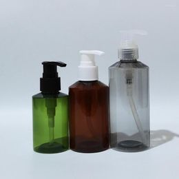 Botellas de almacenamiento, 30 Uds., 100ml, 150ml, 200ml, plástico vacío, gris, verde, marrón, dispensador de jabón líquido, contenedor de cosméticos para champú, Gel de ducha