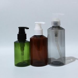 Opslagflessen 30 stks 100 ml 150 ml 200 ml lege plastic grijs groen bruine dispenser vloeistof zeep cosmetica container voor shampoo douchegel